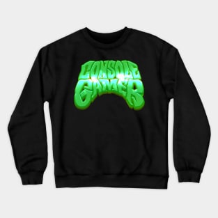 CONSOLE GAMER Green Graffiti Crewneck Sweatshirt